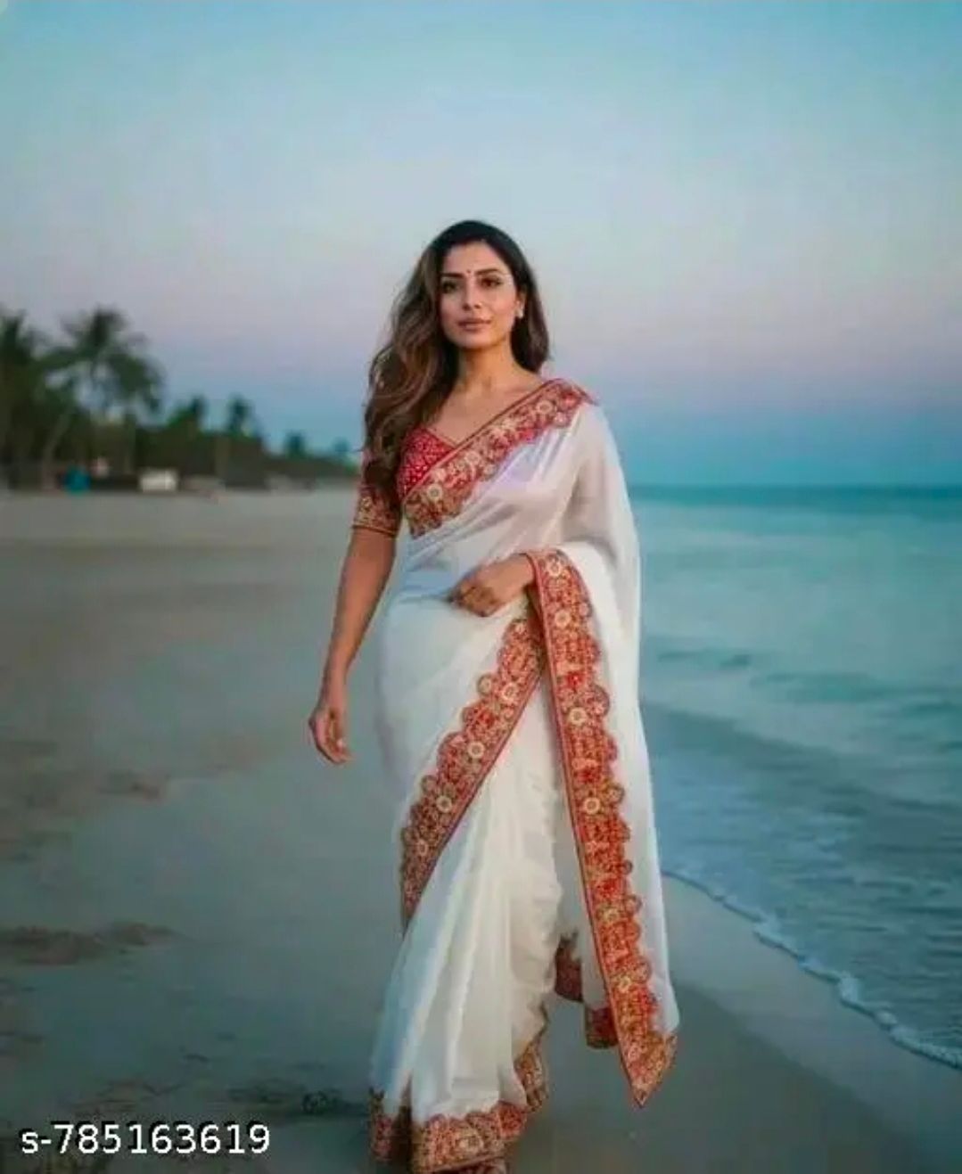 Chinnon silk saree