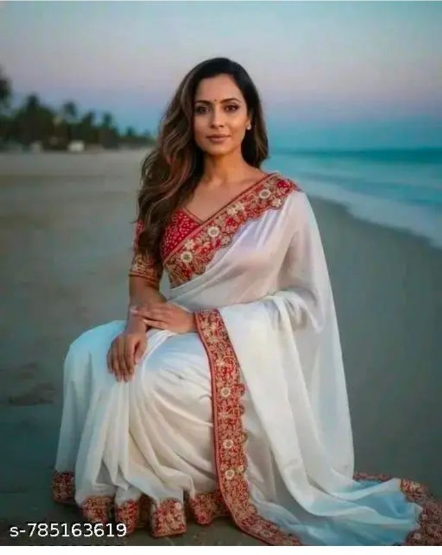 Chinnon silk saree