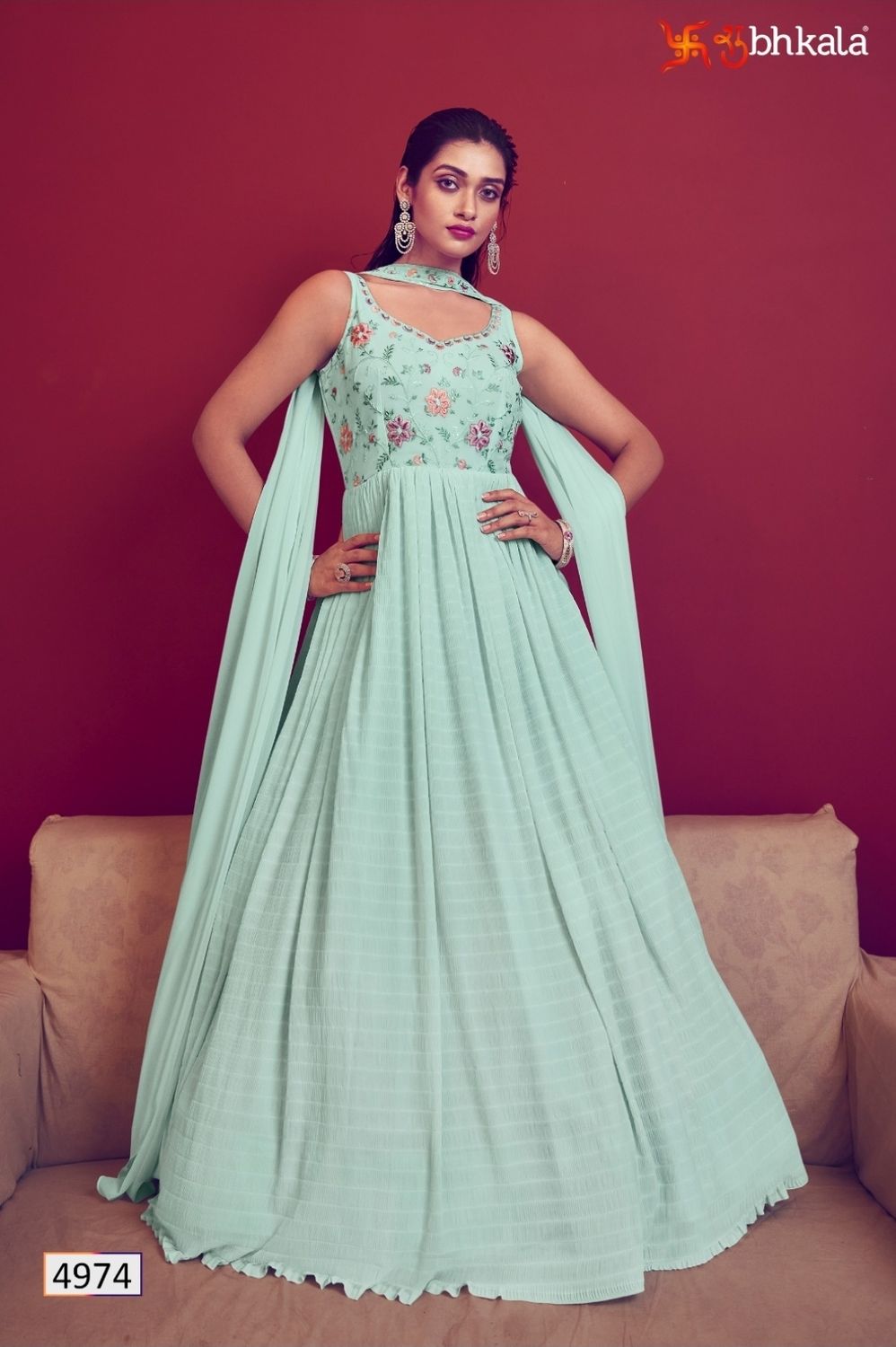 Gown duppata set