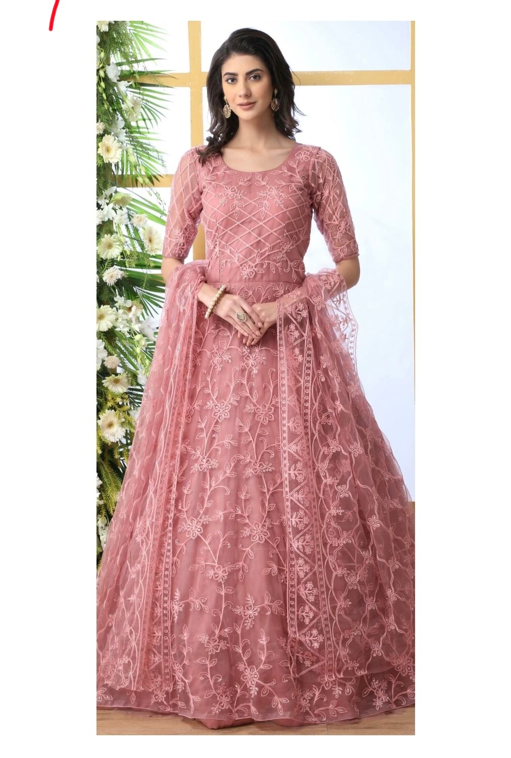 Designer gown duppta sets