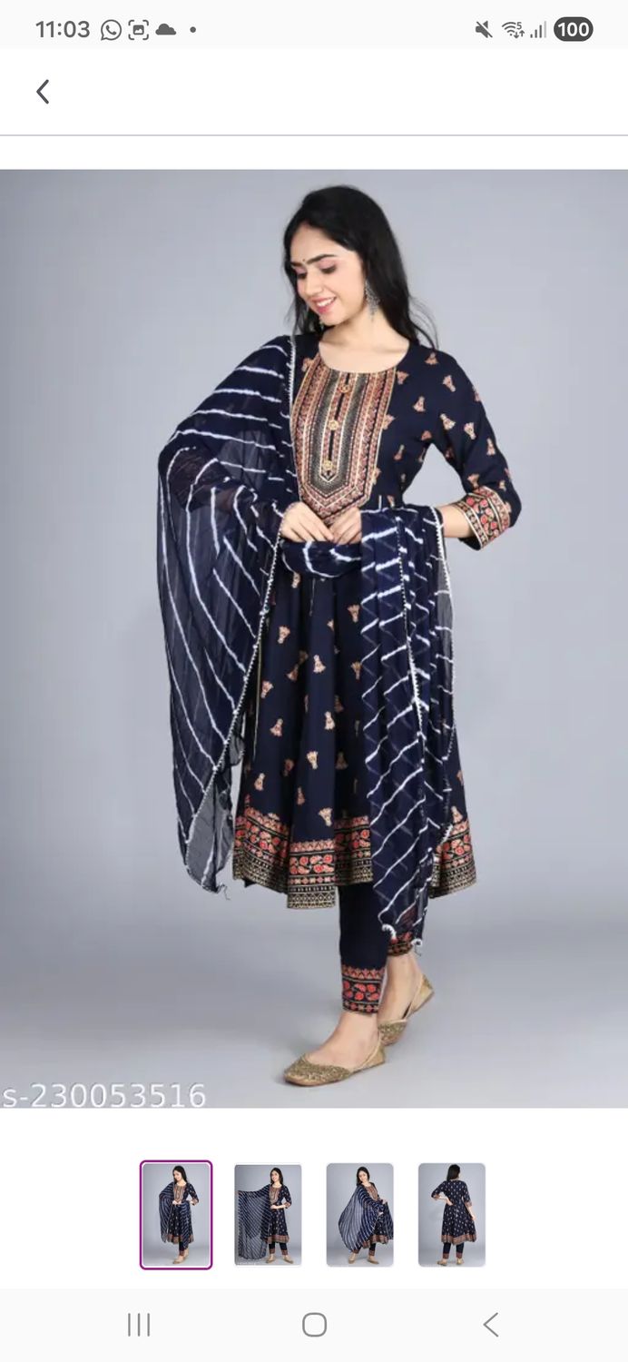 Anarkali suit set