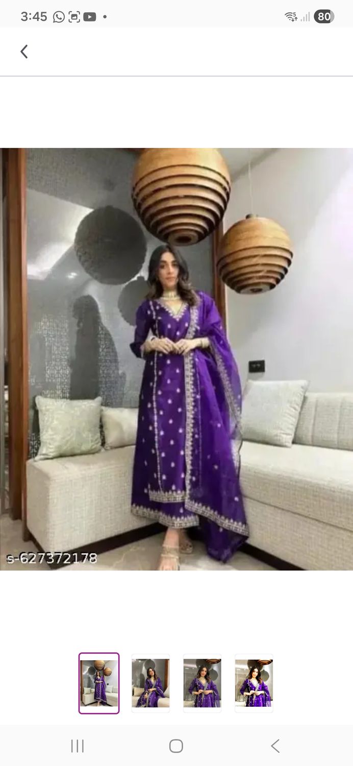 Straight salwaar set