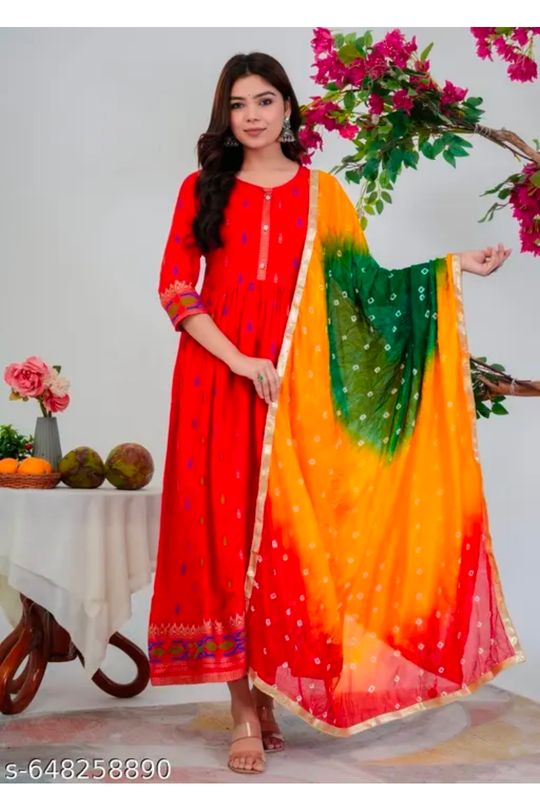 Gown duppata set