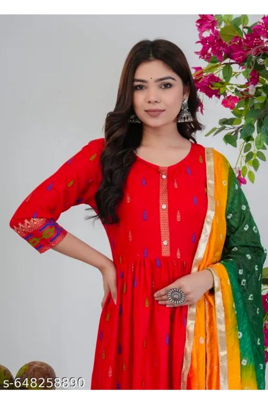 Gown duppata set