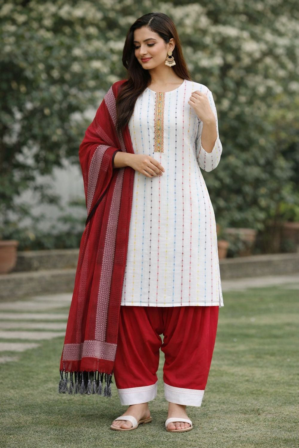 Straight salwaar(afgani) set