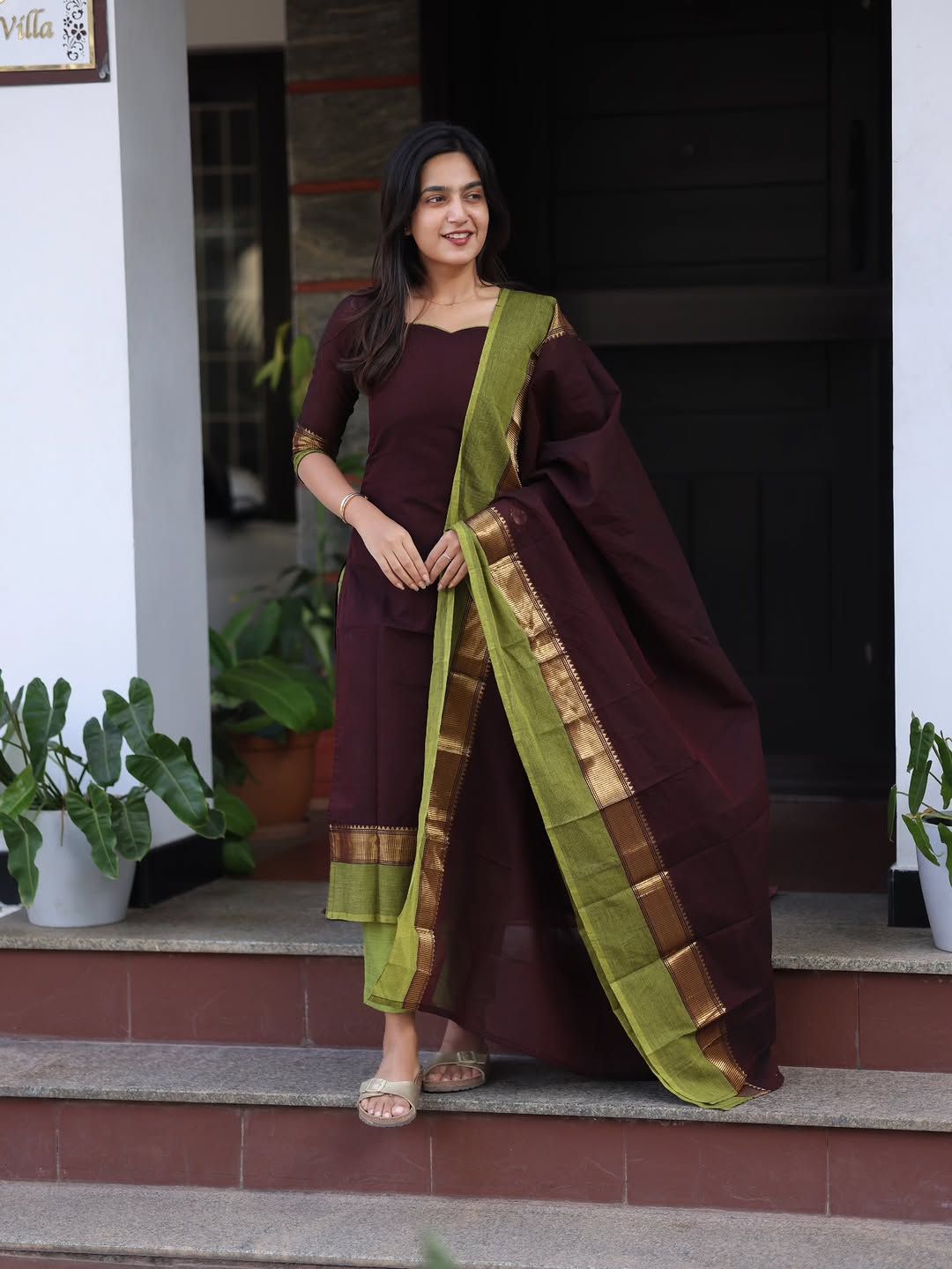 Straight salwaar set