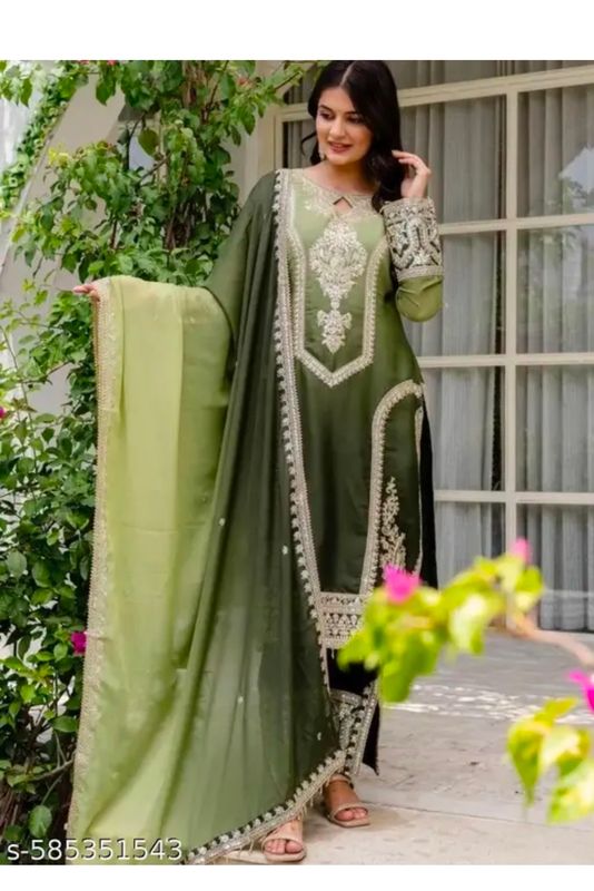Straight salwaar set
