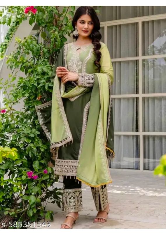 Straight salwaar set