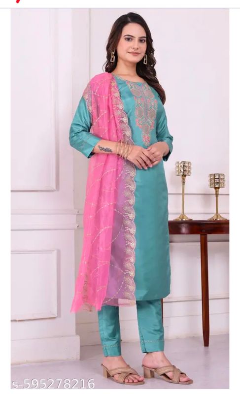 Straight salwaar set