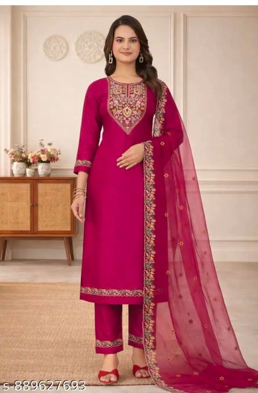 Straight salwaar set