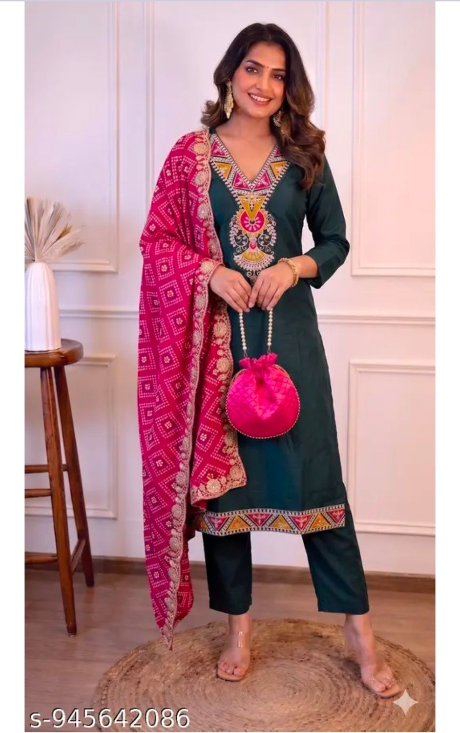 Straight salwaar set
