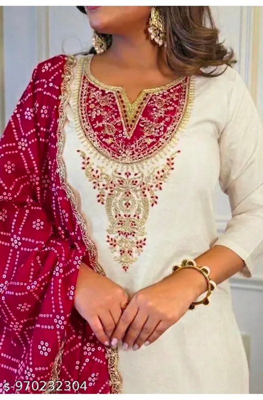 Straight salwaar set