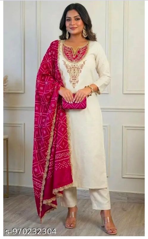 Straight salwaar set