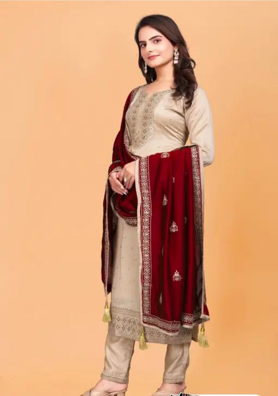 Straight salwaar set