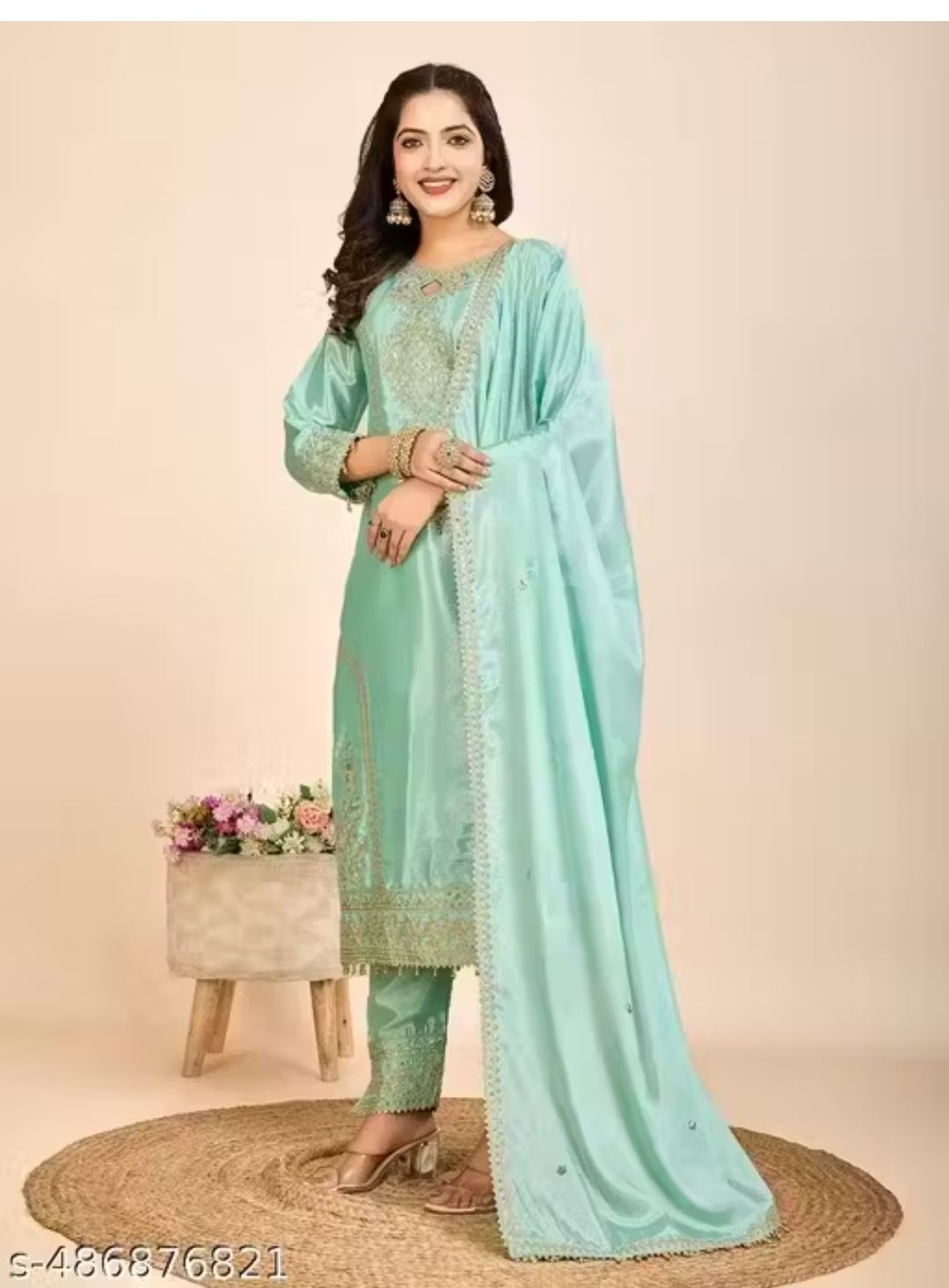 Straight salwaar set