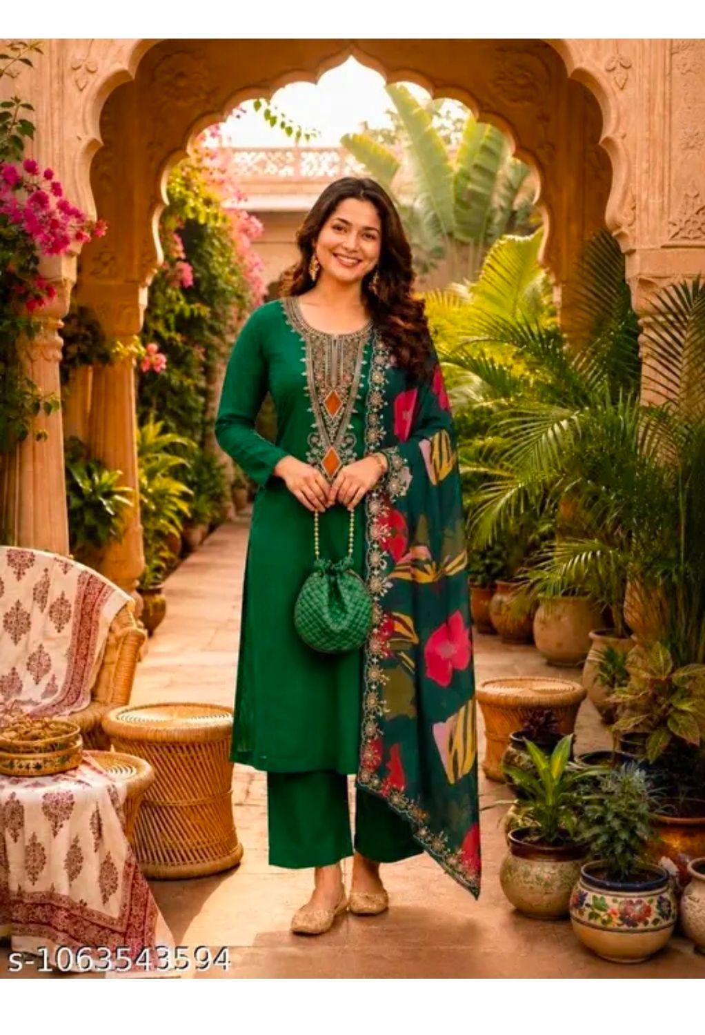 Straight salwaar set