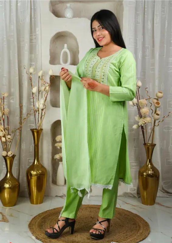Straight salwaar set