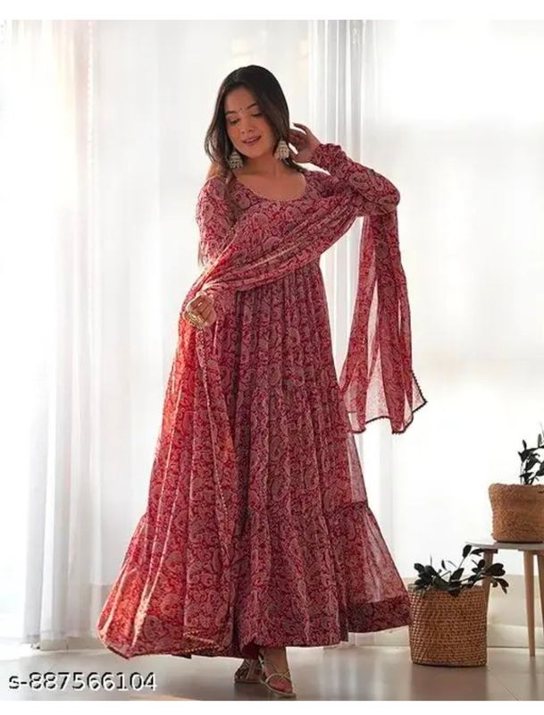 Gown duppata set