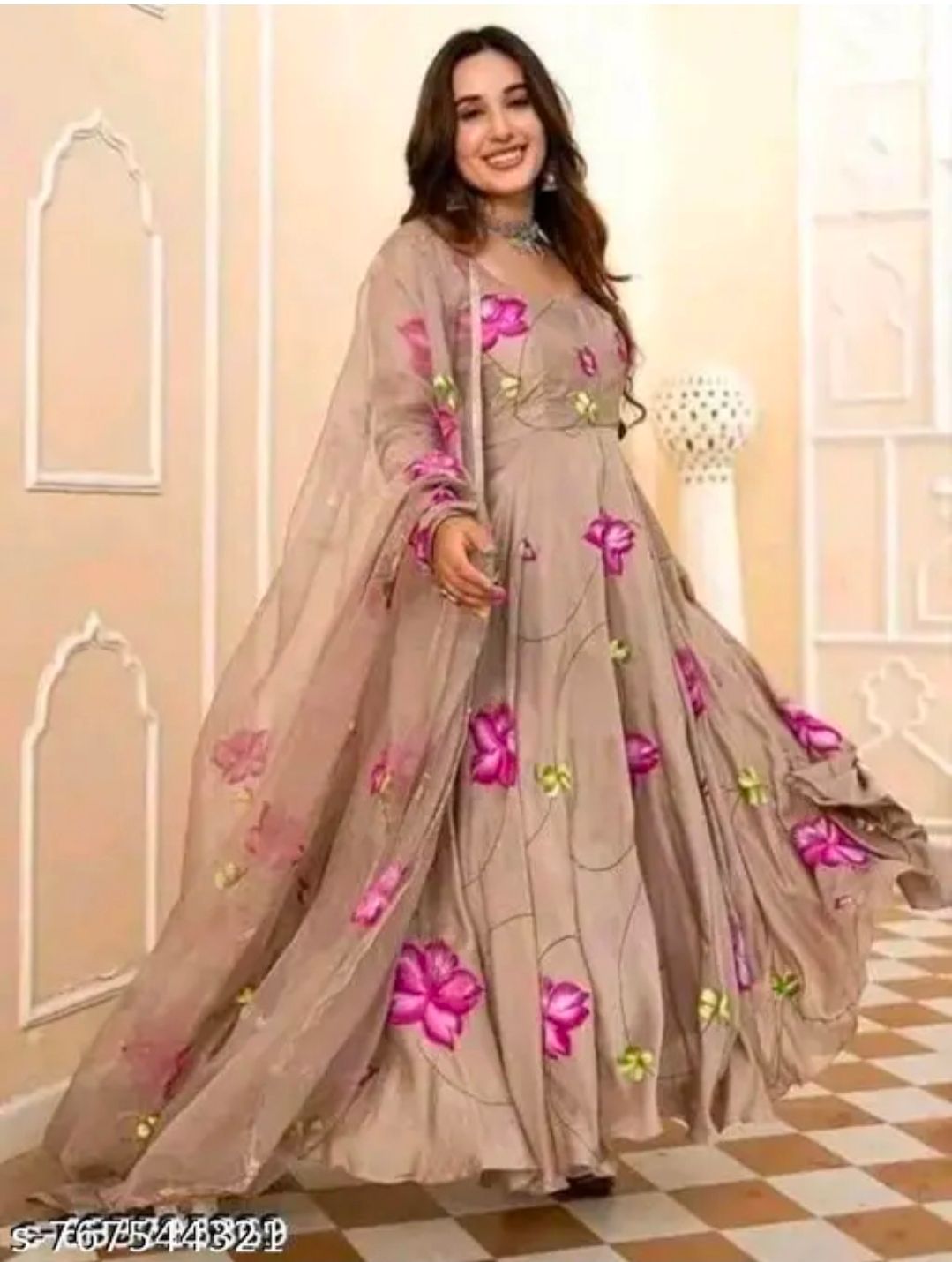 Gown duppata set
