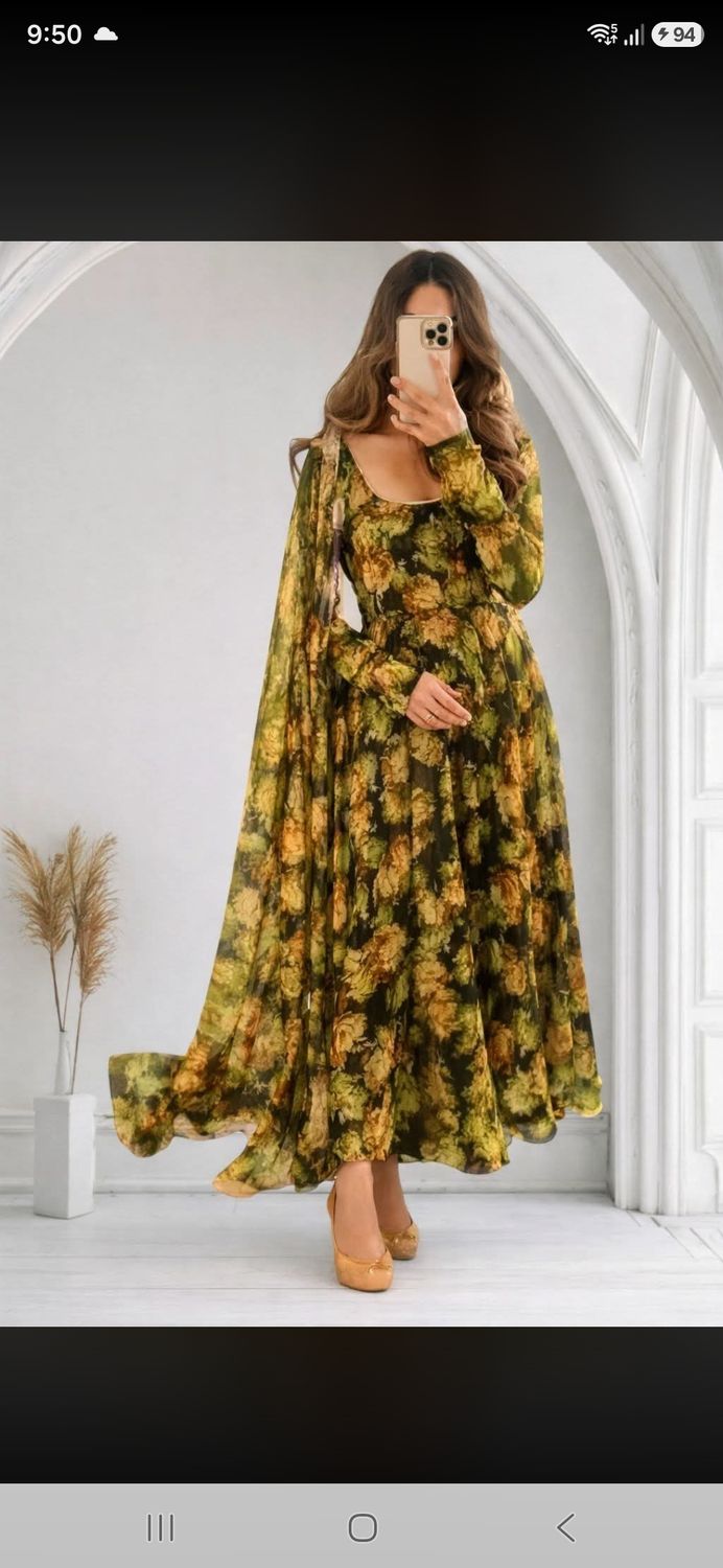 Gown duppata set