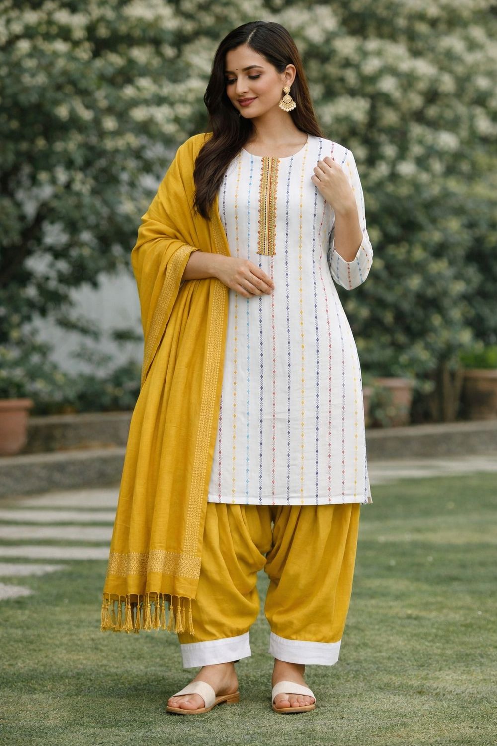 Straight salwaar(afgani) set