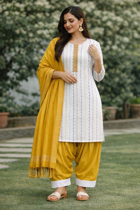 Straight salwaar(afgani) set