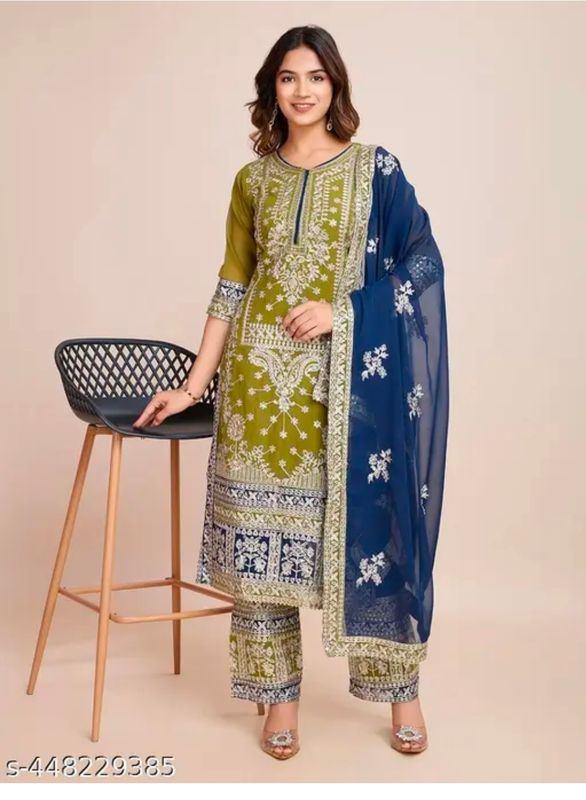 Straight salwaar set