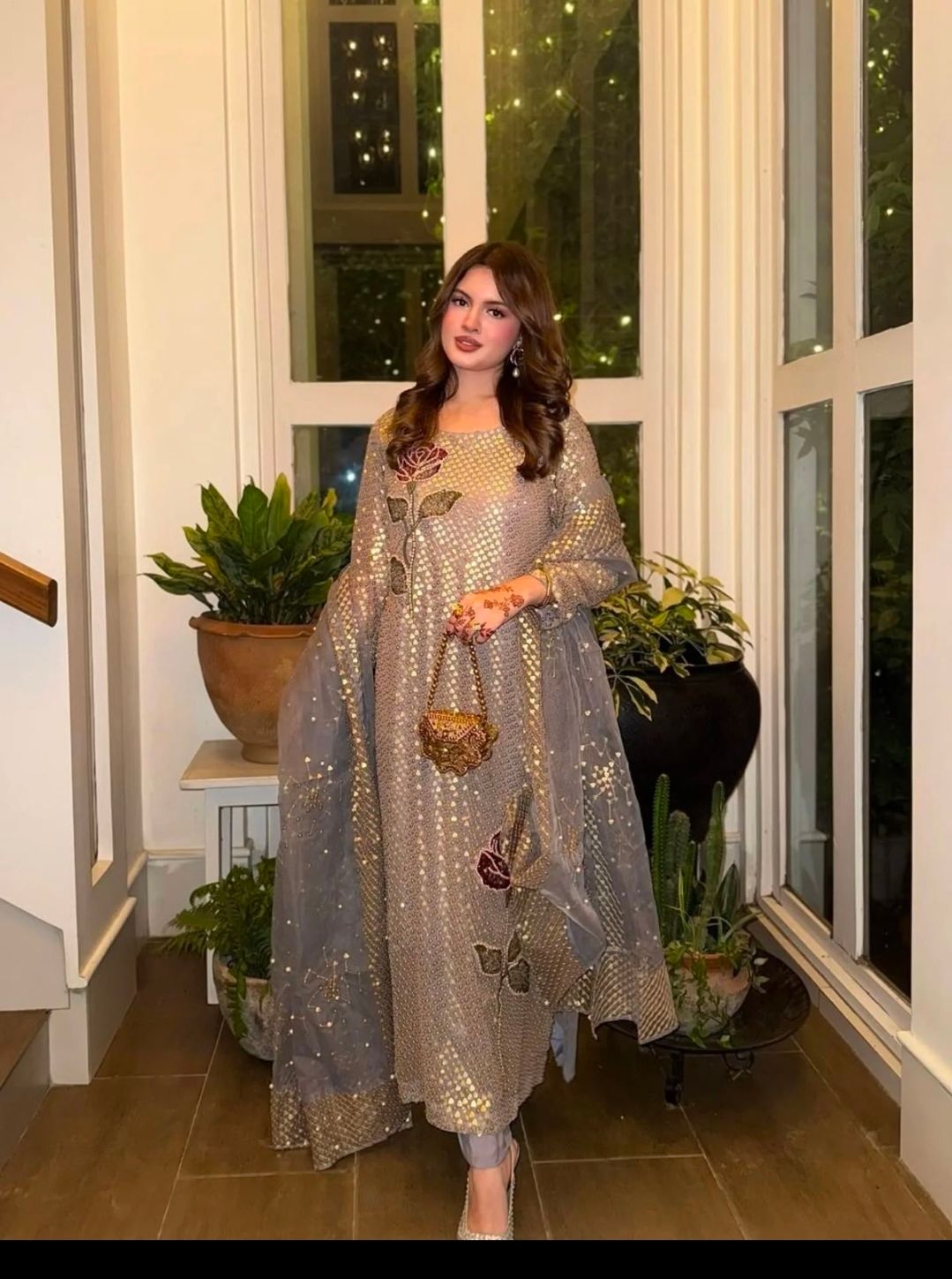 Straight salwaar set