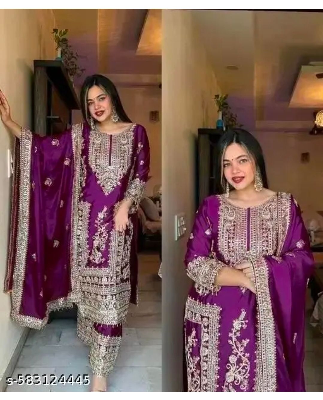 Straight salwaar set