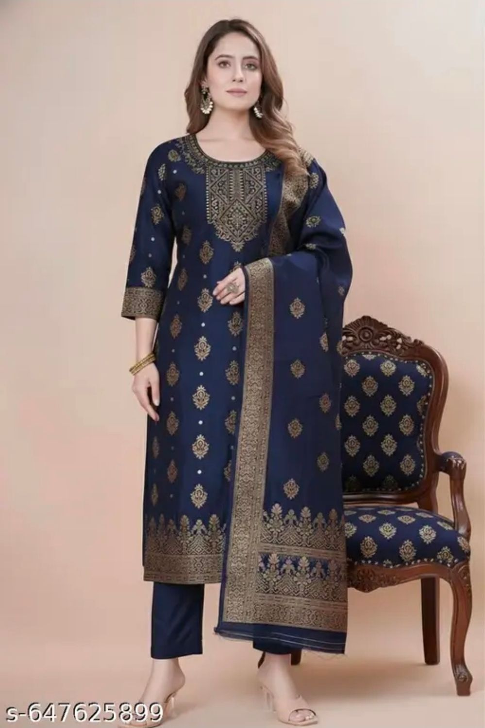 Straight salwaar set