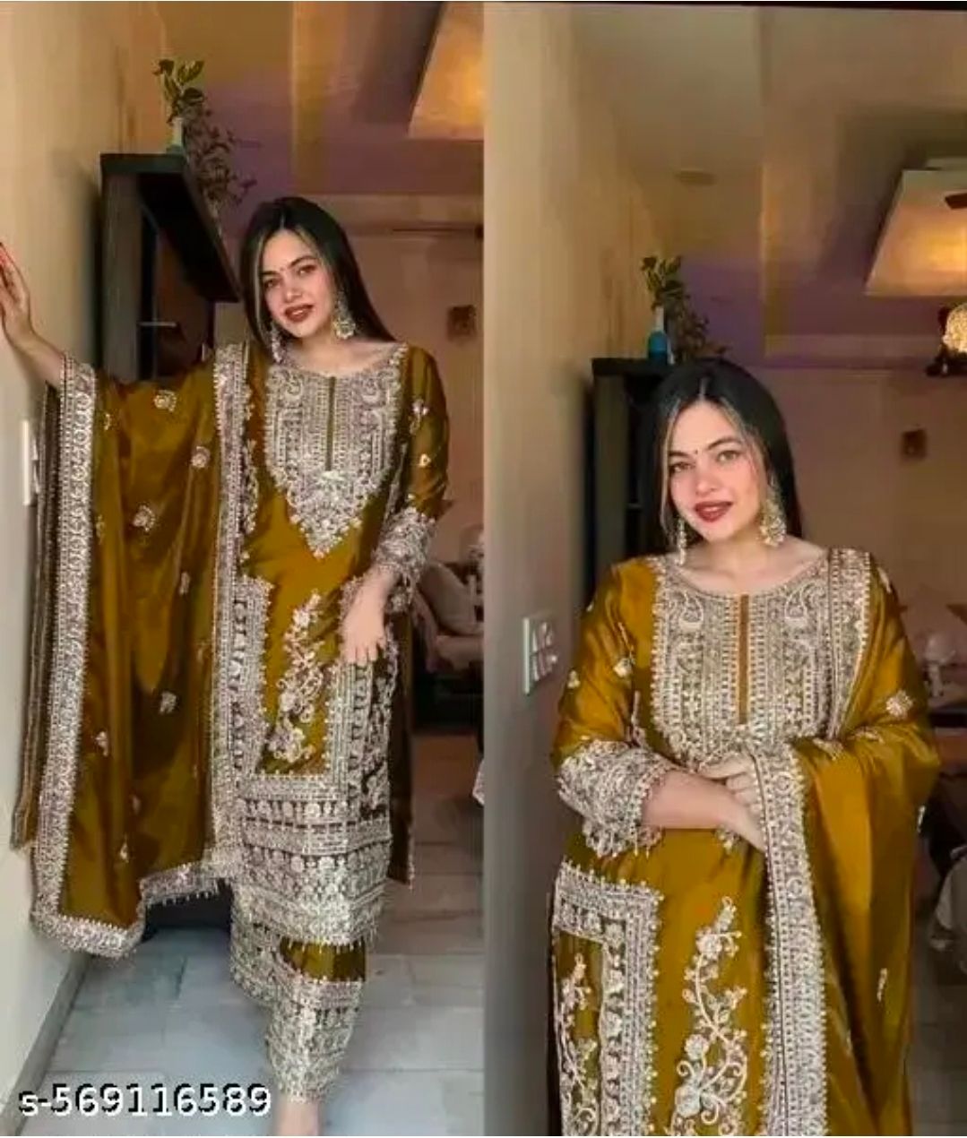 Straight salwaar set