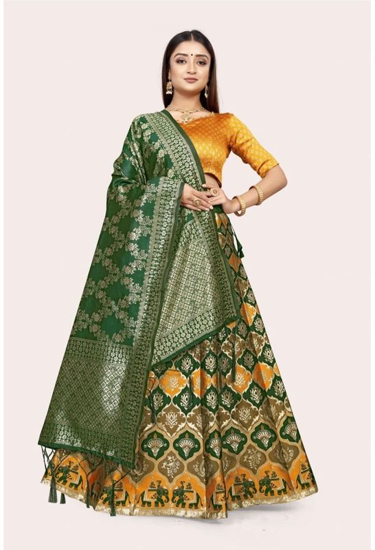 Silk lahenga  set