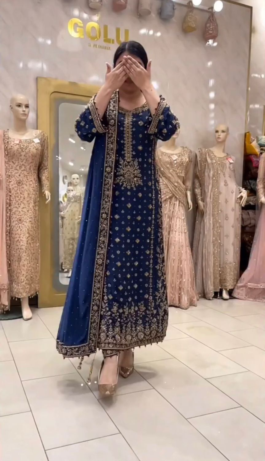 Straight salwaar set