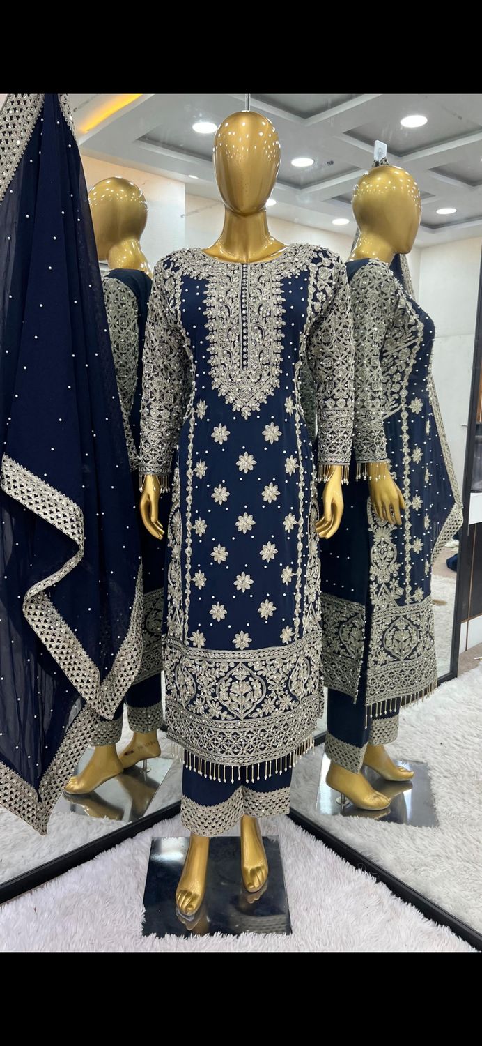 Straight salwaar set