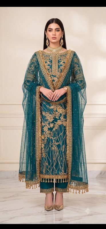 Designer Straight salwaar set