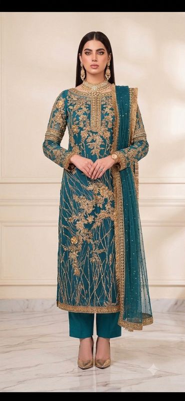 Designer Straight salwaar set