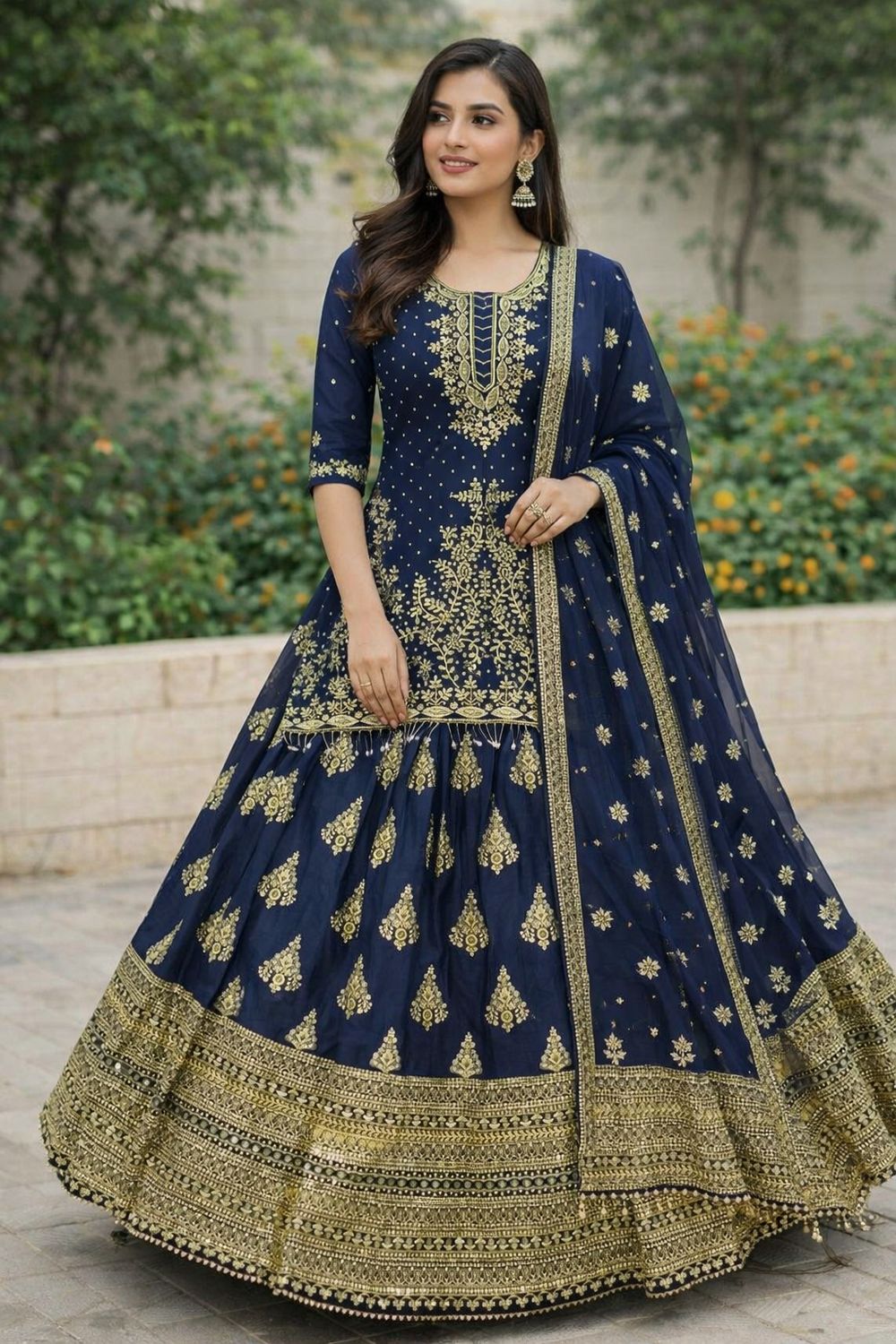 Long top Lahenga  set