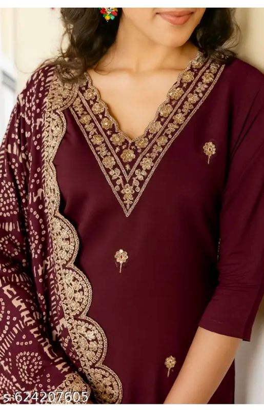 Straight salwaar set