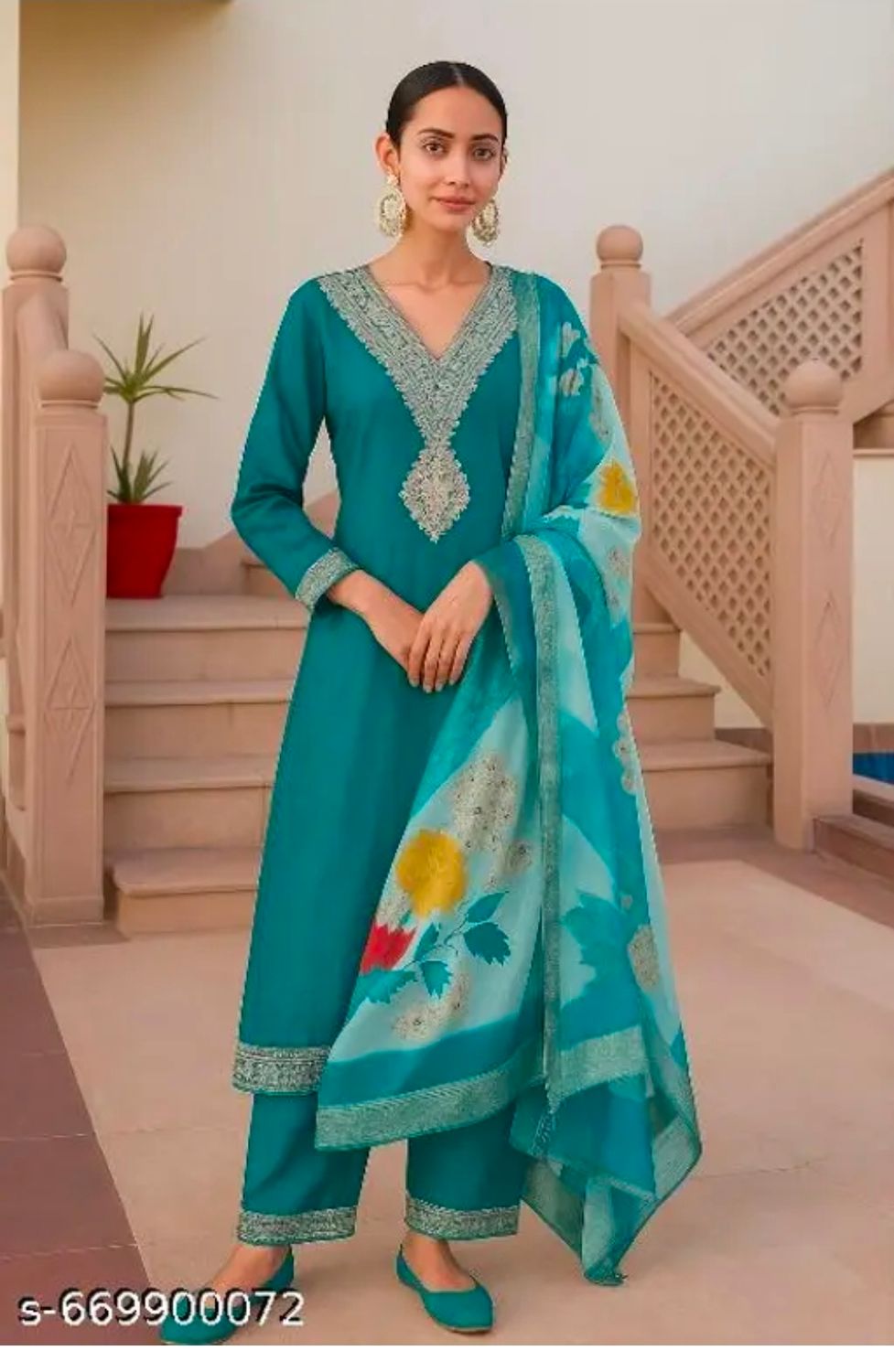 Straight salwaar set