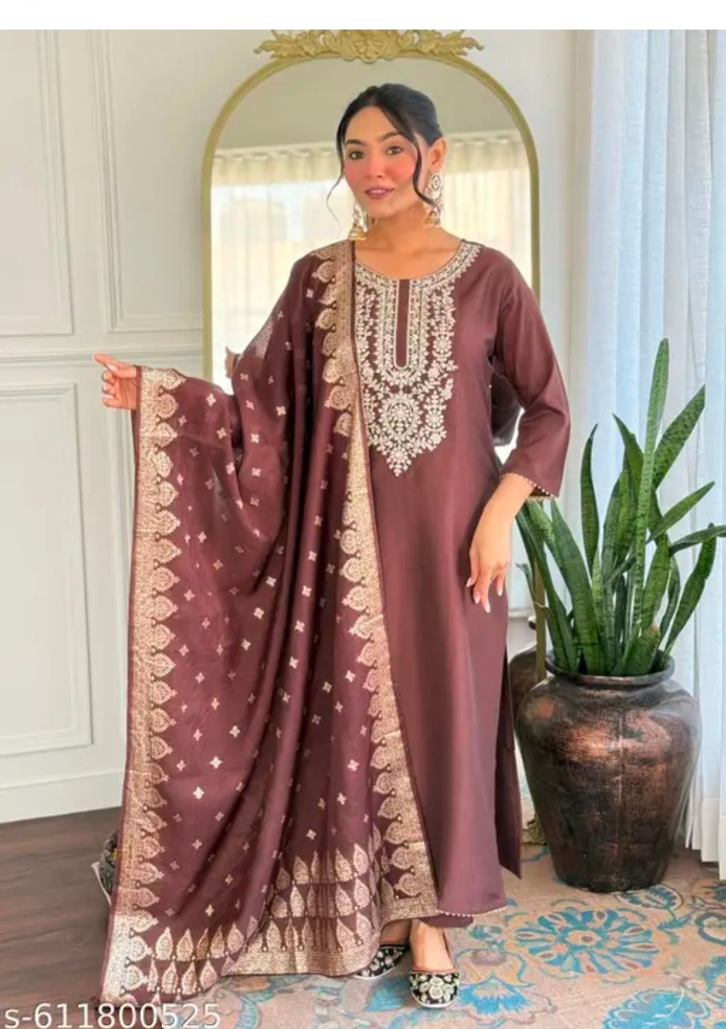 Straight salwaar set