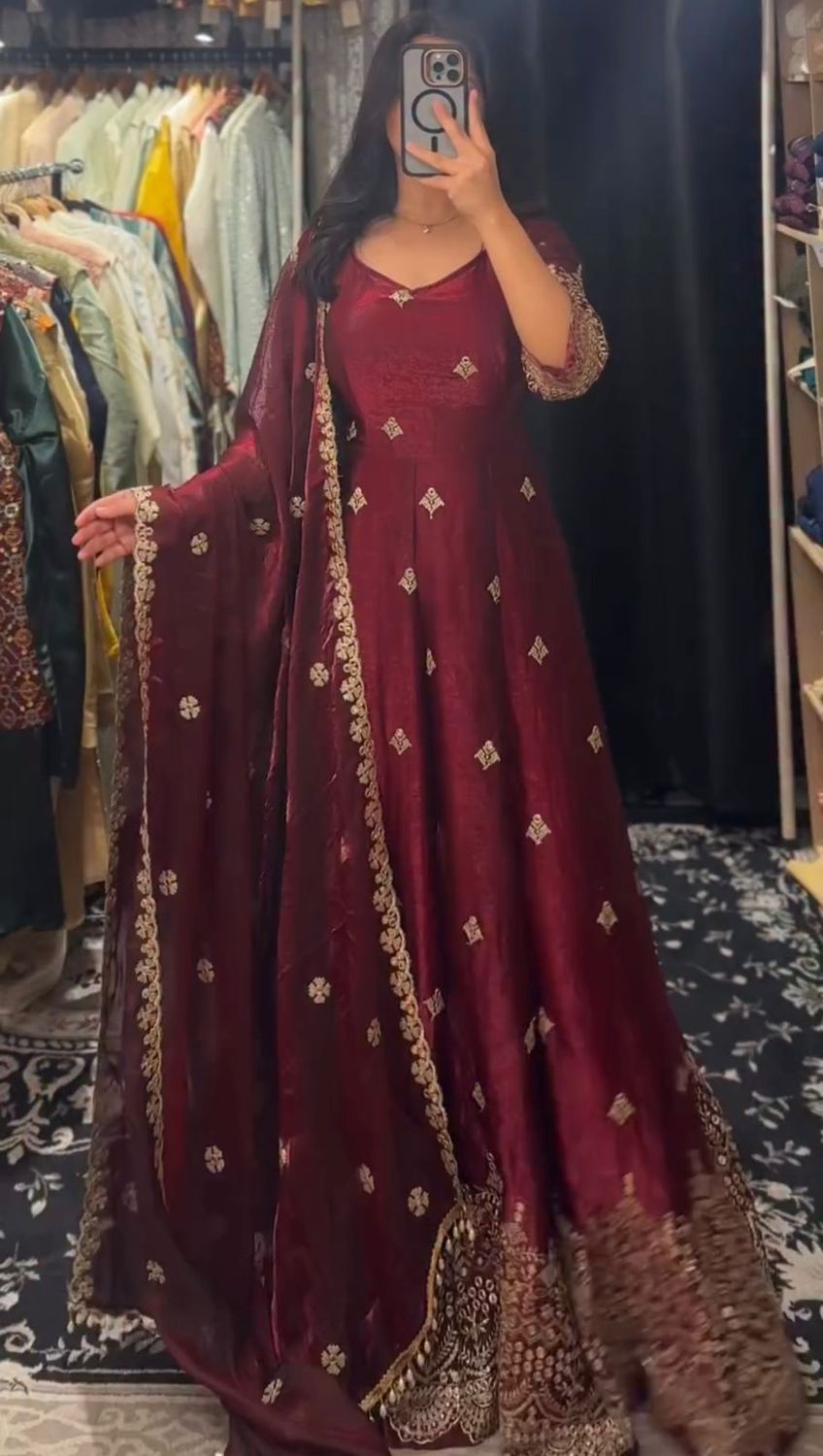 Gown duppata set