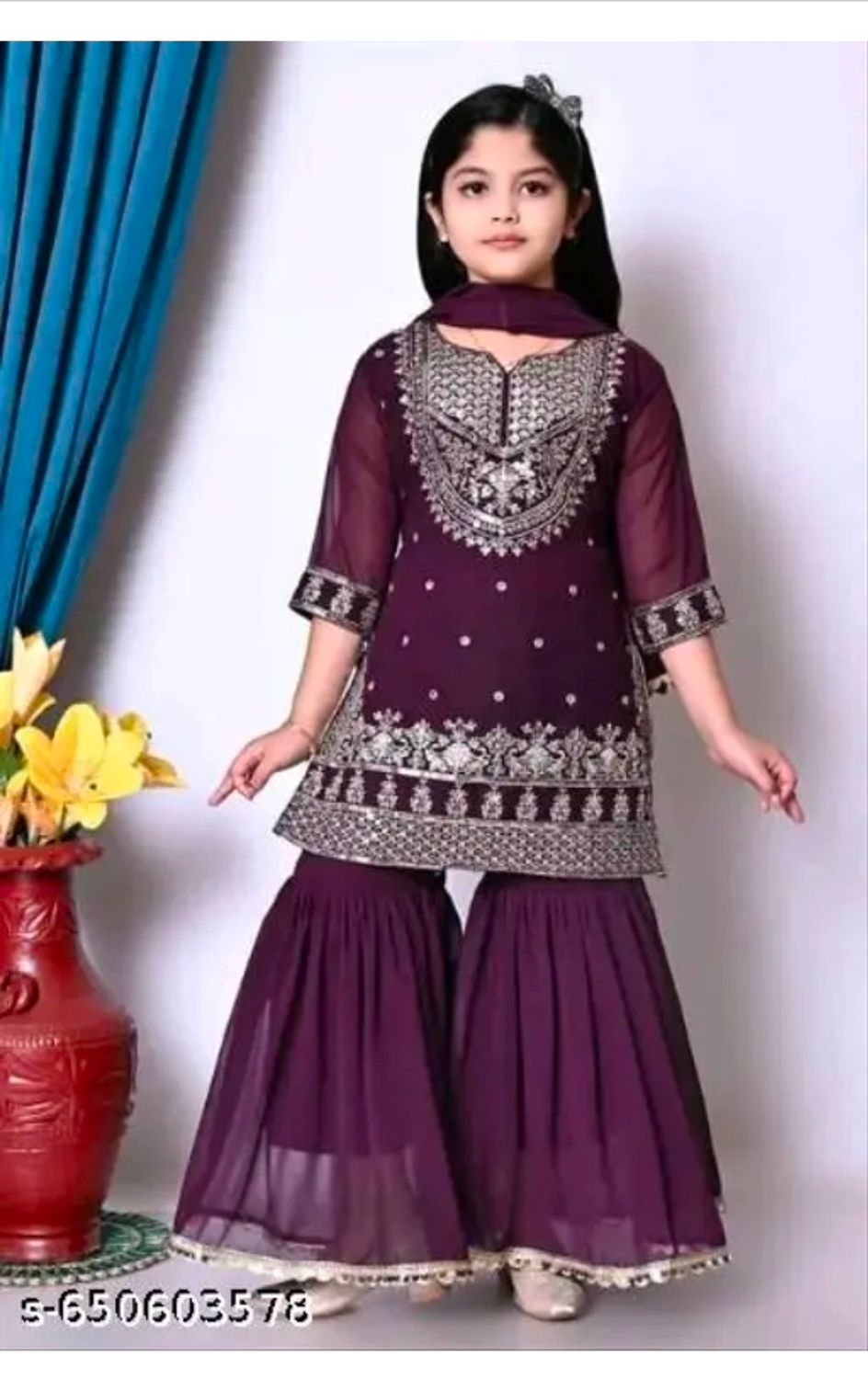 Girls sharara set