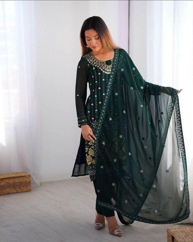 Straight salwaar set