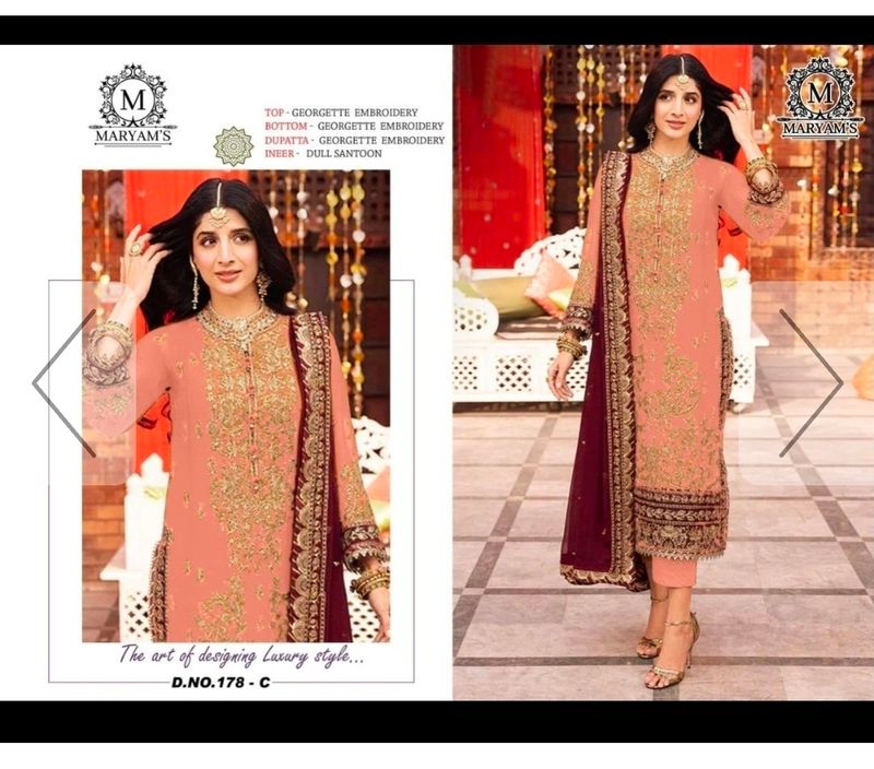Designer Straight salwaar set