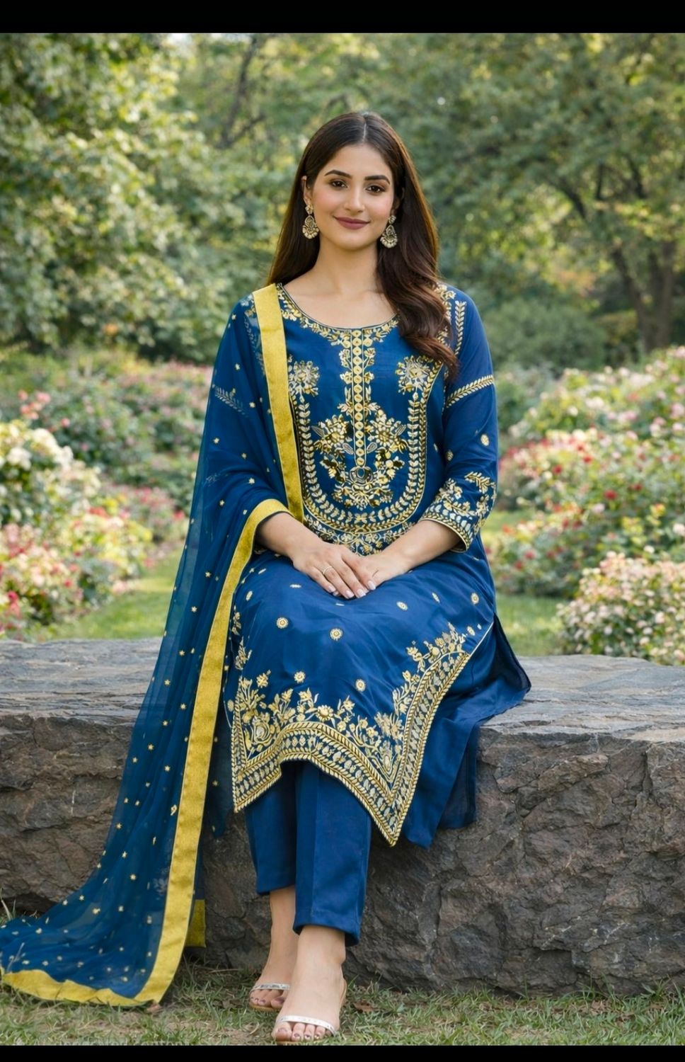 Straight salwaar set