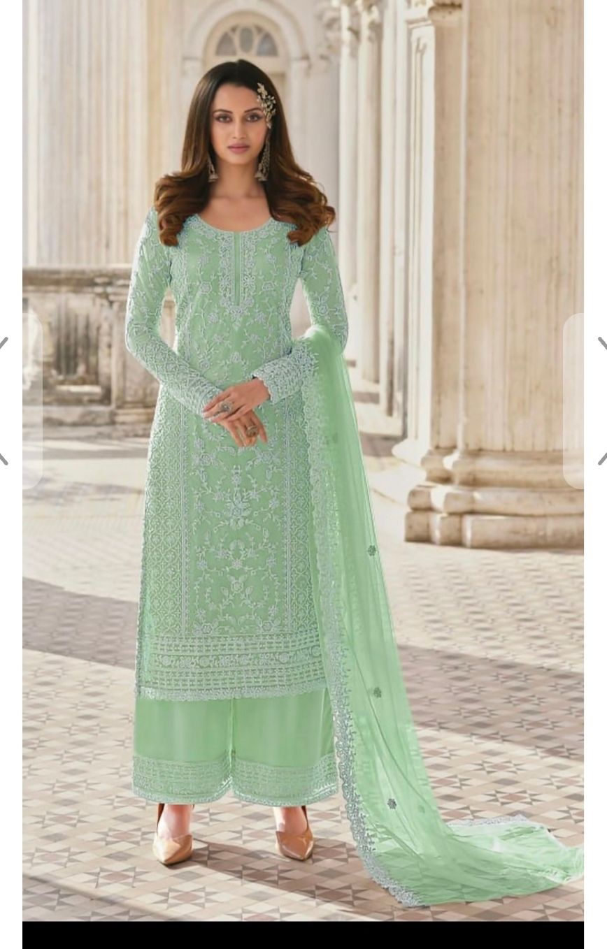 Designer Straight salwaar set