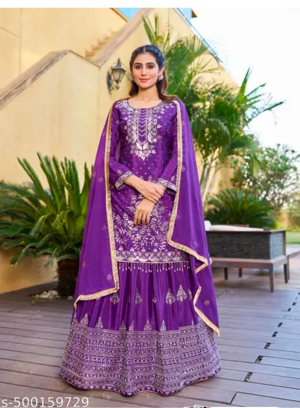 Long Top Lahenga  set