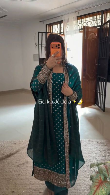 Straight salwaar set