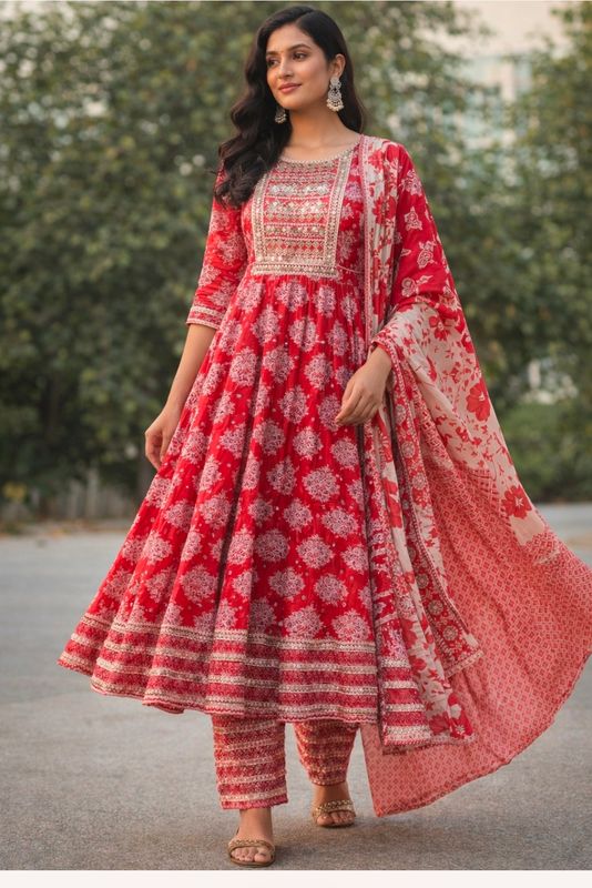 Anarkali Flared set