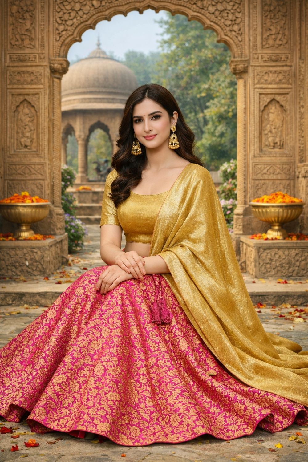 Brocade lahenga  sets